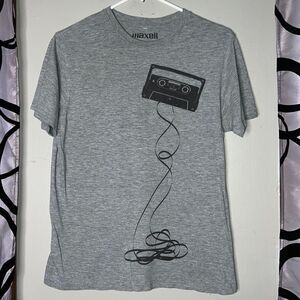 Maxell Unravelling Audio Cassette Tape Men's Small T-Shirt
